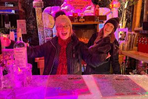 Funky Ice Fest Celebrates Winter and Music With Ice Sculptures, Arcade Games and Cocktails