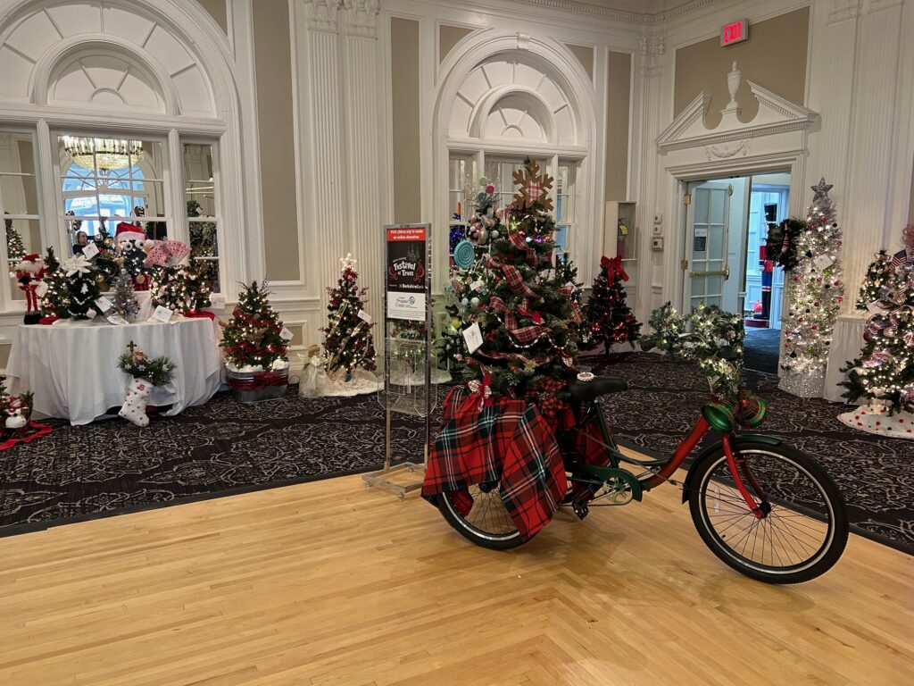 Festival of Trees set up at the Queensbury Hotel in Glens Falls, NY.