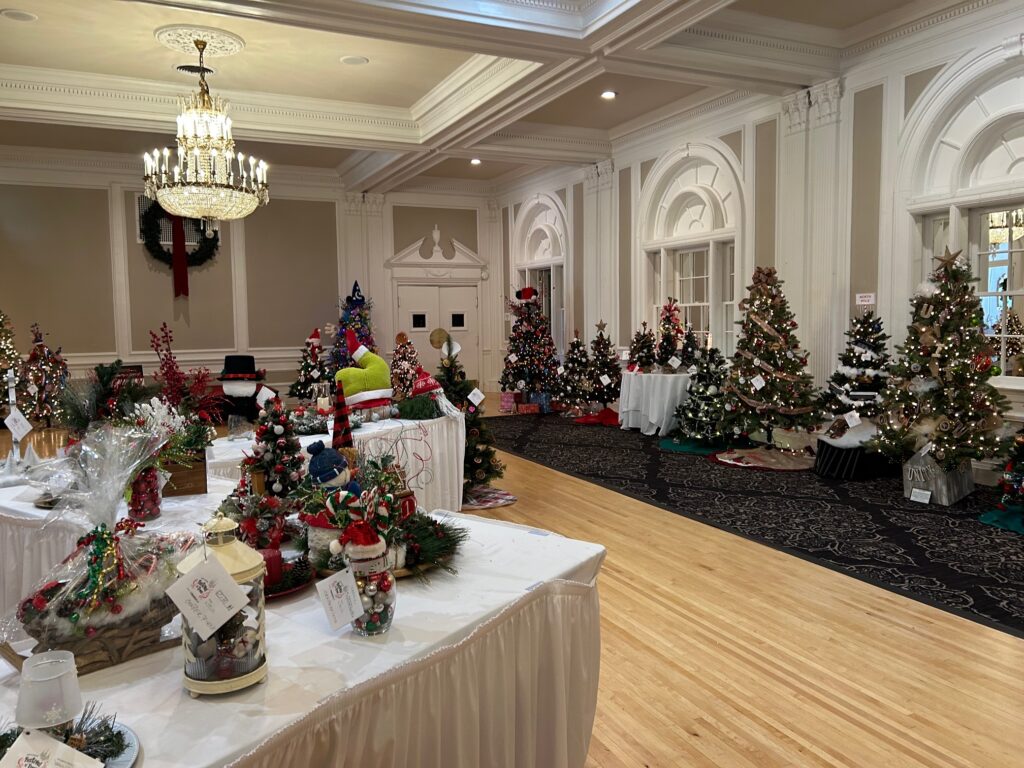 Festival of Trees set up at the Queensbury Hotel in Glens Falls, NY.