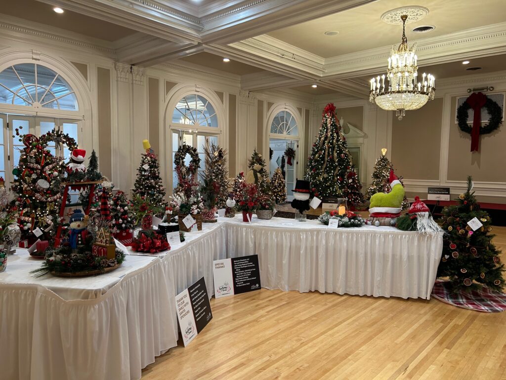 Festival of Trees set up at the Queensbury Hotel in Glens Falls, NY.